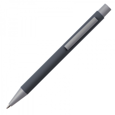 Logo trade promotional products picture of: Metal ballpen soft touch ABU DHABI