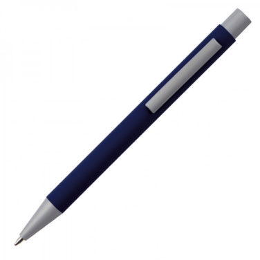 Logo trade promotional items image of: Metal ballpen soft touch ABU DHABI