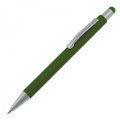 Metal ballpen touch pen soft touch SALT LAKE CITY, dark green