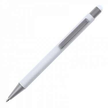 Logo trade promotional gift photo of: Metal ballpen touch pen soft touch SALT LAKE CITY