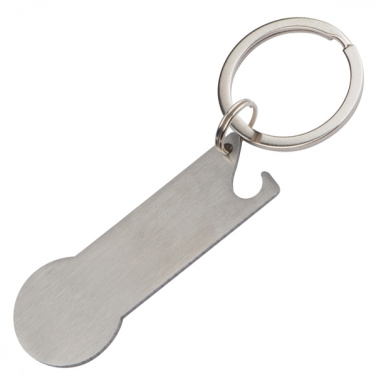 Logotrade advertising products photo of: Keyring with shopping cart chip STICKIT