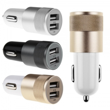 Logotrade promotional giveaway picture of: Metal car charger