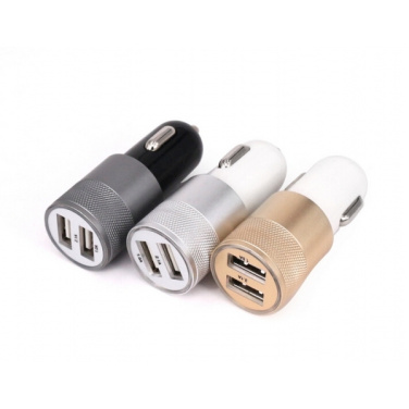 Logo trade advertising products picture of: Metal car charger