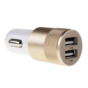 Logo trade promotional item photo of: Metal car charger