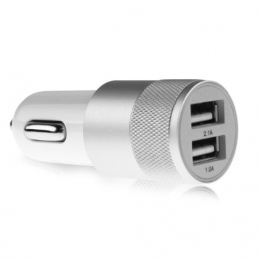 Logo trade promotional gift photo of: Metal car charger