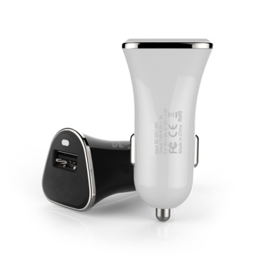 Logo trade promotional giveaways image of: Car charger (Qualcomm Quick Charge 3.0)