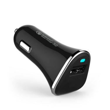 Logo trade promotional giveaway photo of: Car charger (Qualcomm Quick Charge 3.0)