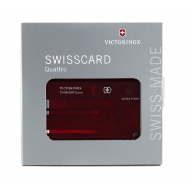 Logotrade promotional merchandise image of: SwissCard Quattro Victorinox