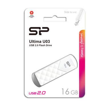 Logo trade business gift photo of: Pendrive silicon power ultima u03