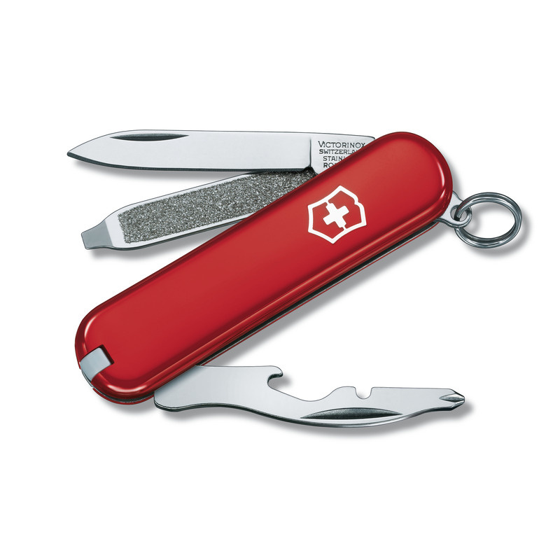 Logo trade promotional merchandise picture of: Pocket knife Rally Victorinox