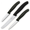 Set of 3 SwissClassic knives Victorinox, black