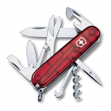 Logotrade advertising product image of: Pocket knife Climber transparent Victorinox