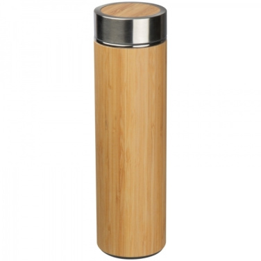 Logo trade corporate gifts image of: Stainless steel bottle VALDEMORO 550 ml