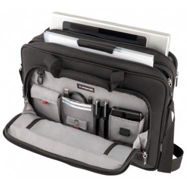 Logo trade promotional merchandise image of: Laptop bag Wenger Prospectus 16''