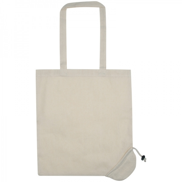 Logotrade advertising products photo of: Foldable cotton bag KLEHOLM