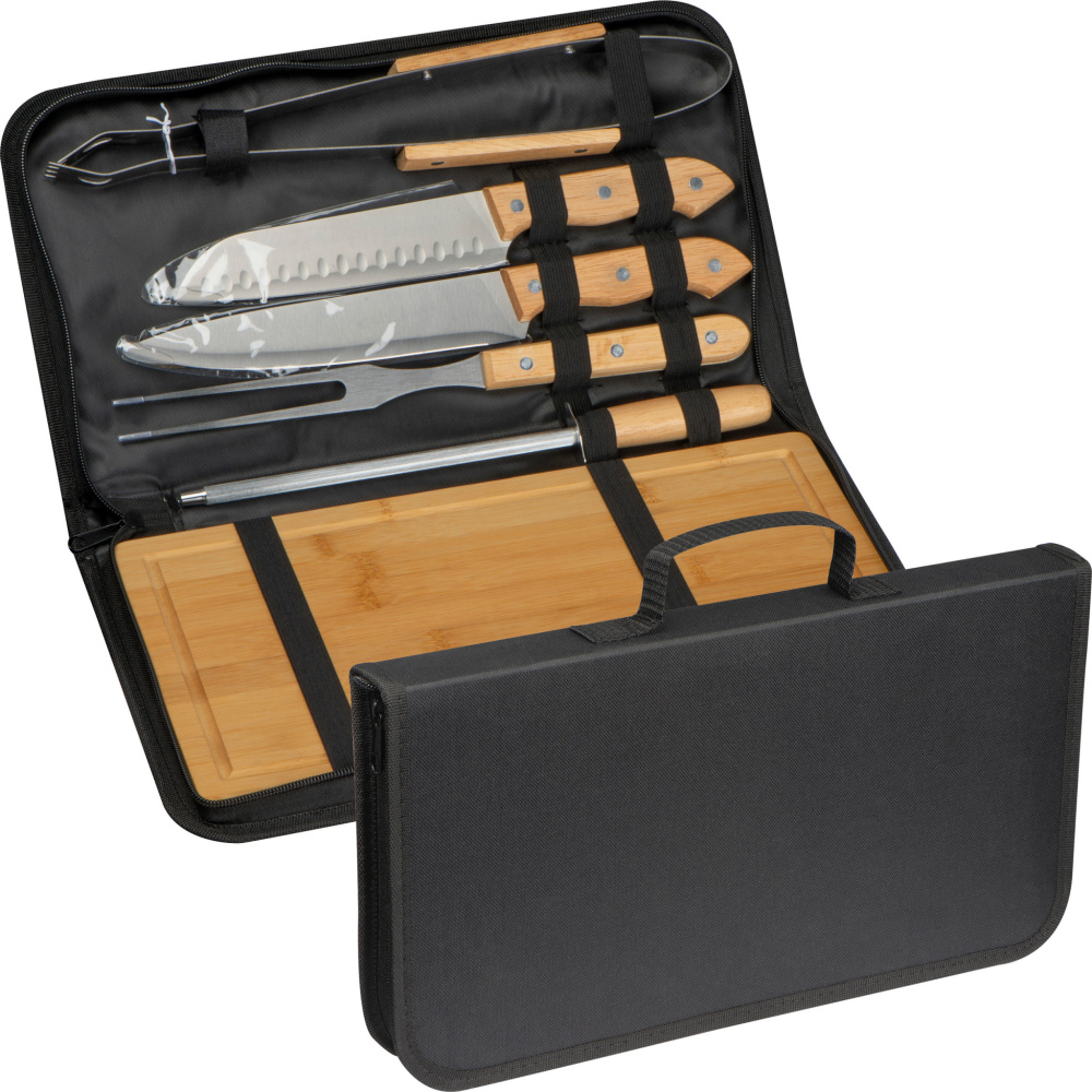 Logo trade promotional gifts image of: Barbecue set EINDHOVEN