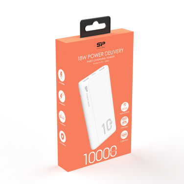 Logo trade promotional merchandise picture of: POWER BANK SILICON POWER QP15 10000 MAH