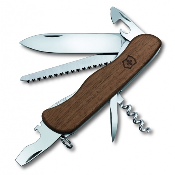 Logo trade promotional products image of: Pocket knife Forester wooden Victorinox