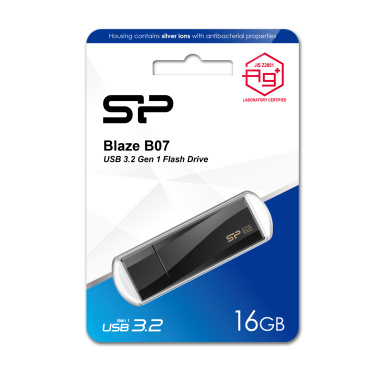 Logo trade promotional merchandise picture of: PENDRIVE SILICON POWER BLAZE - B07 3.2 16GB