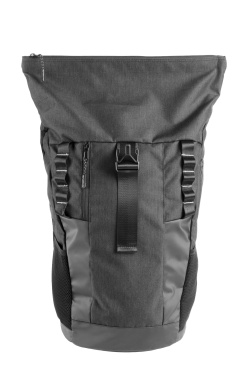 Logotrade advertising products photo of: Rolltop backpack ELBERT Schwarzwolf