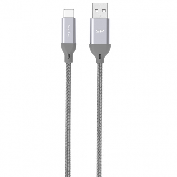 Logo trade corporate gift photo of: Nylon data transfer cable LK30 Type - C Quick Charge 3.0