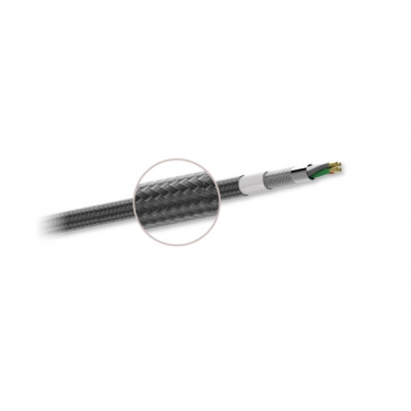 Logo trade corporate gifts image of: Nylon data transfer cable LK30 Type - C Quick Charge 3.0