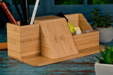 Logo trade corporate gifts image of: Desk organizer LUBLIN