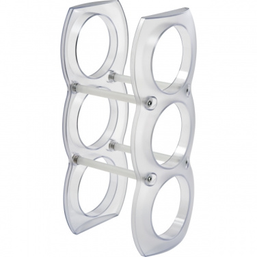 Logo trade advertising products image of: Plastic wine rack MONTEGO BAY