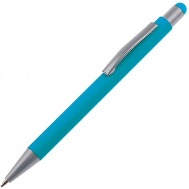 Logotrade corporate gift picture of: Metal ballpen touch pen soft touch SALT LAKE CITY