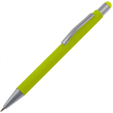 Logotrade promotional product picture of: Metal ballpen touch pen soft touch SALT LAKE CITY