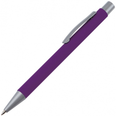 Logotrade promotional item image of: Metal ballpen soft touch ABU DHABI