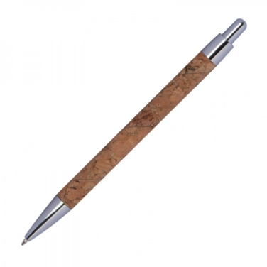 Logo trade business gifts image of: Cork pen KINGSWOOD