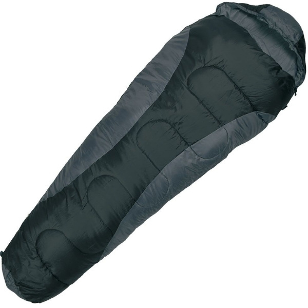 Logo trade promotional gifts picture of: Sleeping bag KINABALU Schwarzwolf