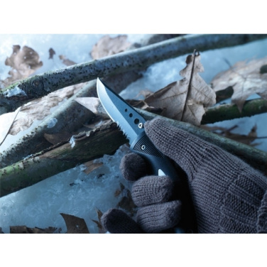 Logotrade promotional giveaway image of: Folding knife STYX Schwarzwolf