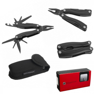 Logo trade promotional giveaways picture of: Multitool ARMADOR NEW Black Schwarzwolf