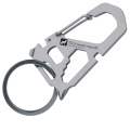 Multifunctional keychain ANTISANA Schwarzwolf, grey