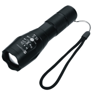 Logo trade corporate gift photo of: Flashlight ANTELAO Schwarzwolf