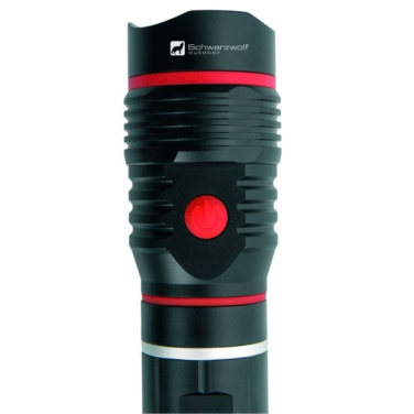 Logotrade promotional gift picture of: Flashlight BIWA Schwarzwolf