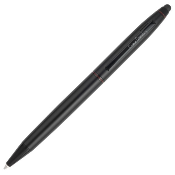 Logo trade promotional item photo of: Metal ballpoint pen, touch pen RENDOME Pierre Cardin