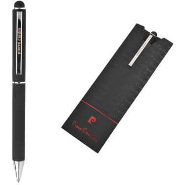 Logotrade corporate gifts photo of: Metal ballpoint pen, touch pen, soft touch CLAUDIE Pierre Cardin