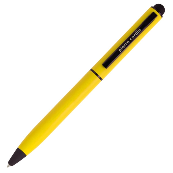 Logotrade promotional product image of: Metal ballpoint pen, touch pen, soft touch CELEBRATION Pierre Cardin