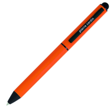 Logotrade promotional merchandise picture of: Metal ballpoint pen, touch pen, soft touch CELEBRATION Pierre Cardin