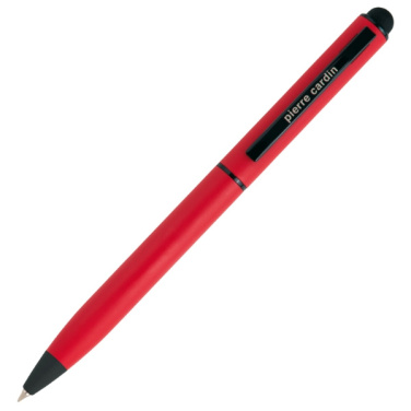 Logo trade promotional giveaway photo of: Metal ballpoint pen, touch pen, soft touch CELEBRATION Pierre Cardin