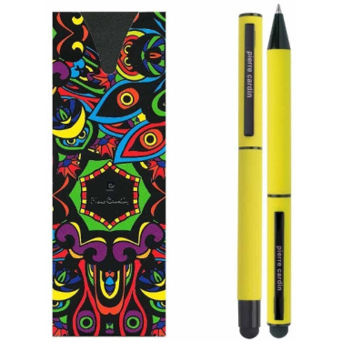 Logo trade promotional products picture of: Writing set touch pen, soft touch CELEBRATION Pierre Cardin