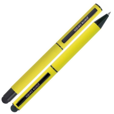 Logotrade promotional product picture of: Writing set touch pen, soft touch CELEBRATION Pierre Cardin