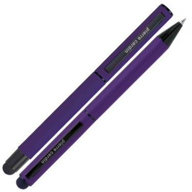 Logotrade promotional product picture of: Writing set touch pen, soft touch CELEBRATION Pierre Cardin