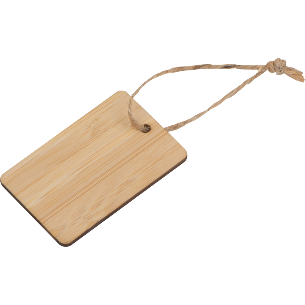 Logo trade promotional items picture of: Bamboo Pendant SALAMANCA