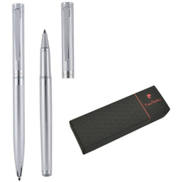 Logo trade promotional item photo of: Writing set ballpoint pen & roller RENEE Pierre Cardin