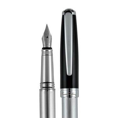 Logo trade promotional merchandise image of: Writing set fountain pen & roller CHRISTOPHE Pierre Cardin