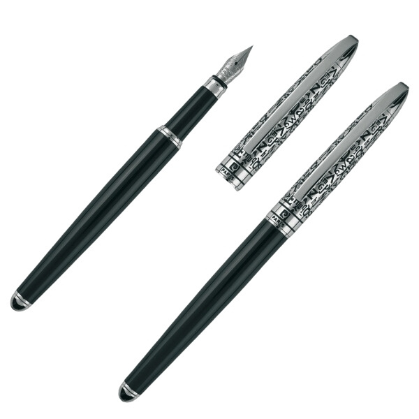 Logo trade advertising products image of: Writing set ballpoint pen & fountain pen JACQUES Pierre Cardin